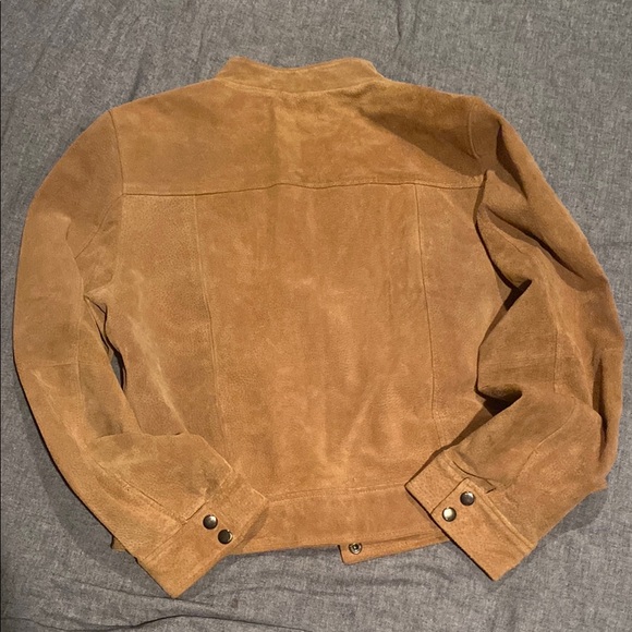 Wilsons Leather Camel Suede Jacket Women’s XL - Picture 6 of 6